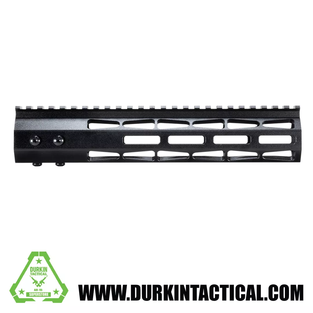 10″ Free Float, Full Top Rail, M-Lok, Handguard, Black