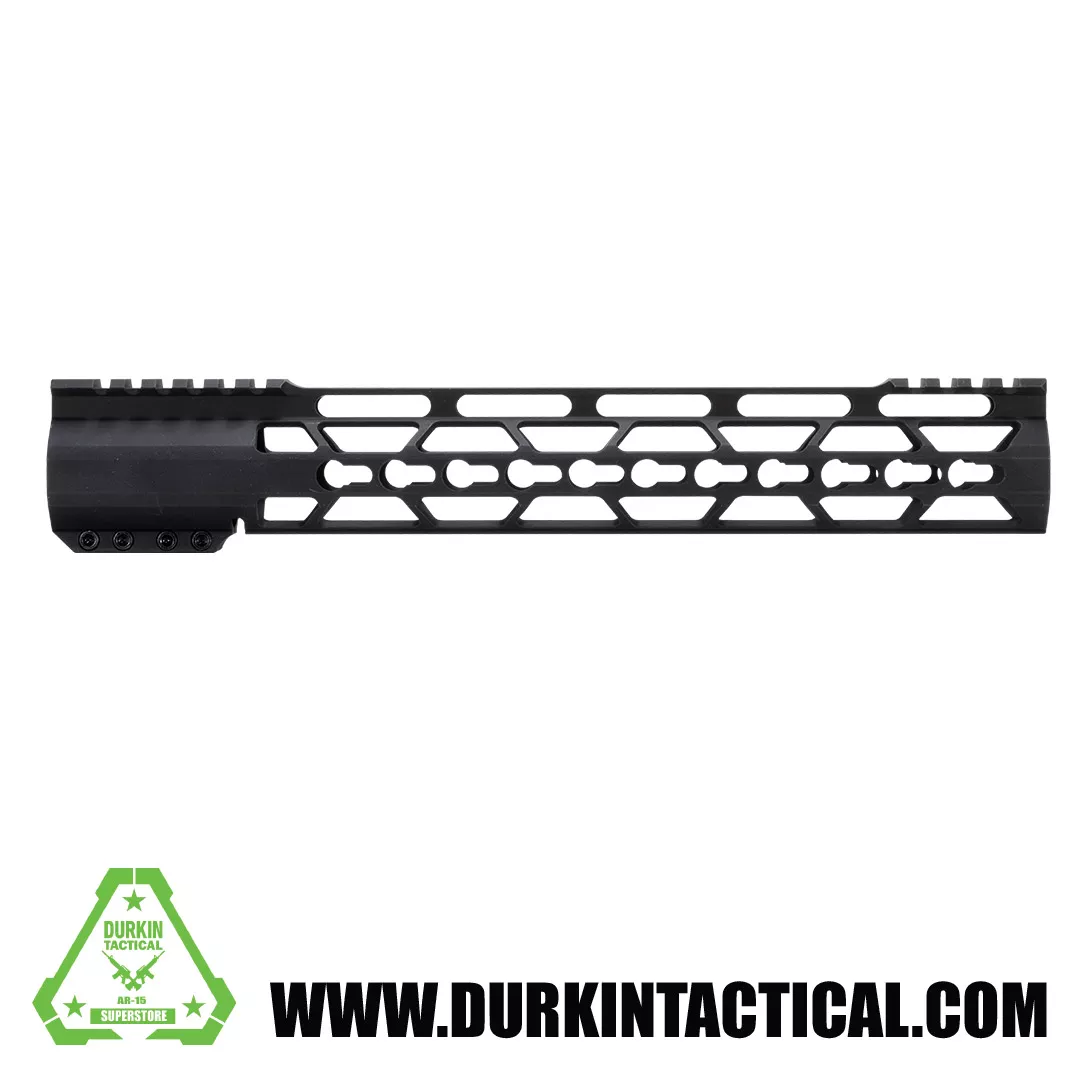 12″ AR15 Slim Free Float Keymod Handguard (Clamp On)