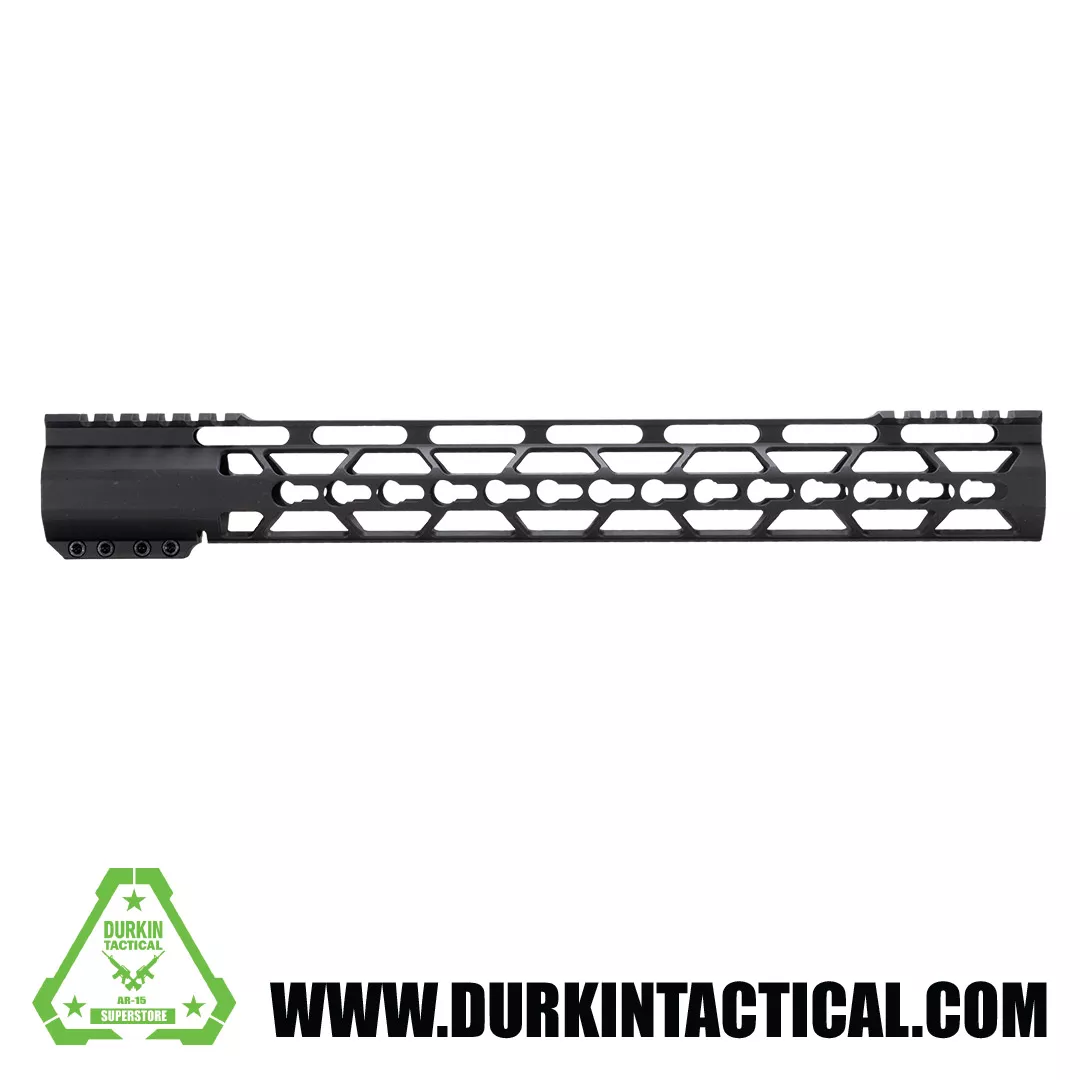 15″ AR15 Slim Free Float Keymod Handguard (Clamp On)