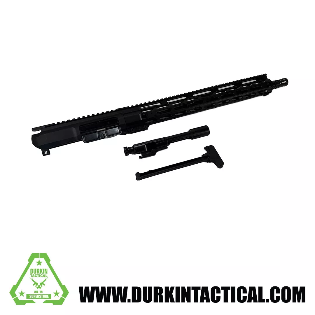 16″ .223/5.56 Complete Upper w/ Billet Receiver and 15″ Handguard, Carbine Gas System