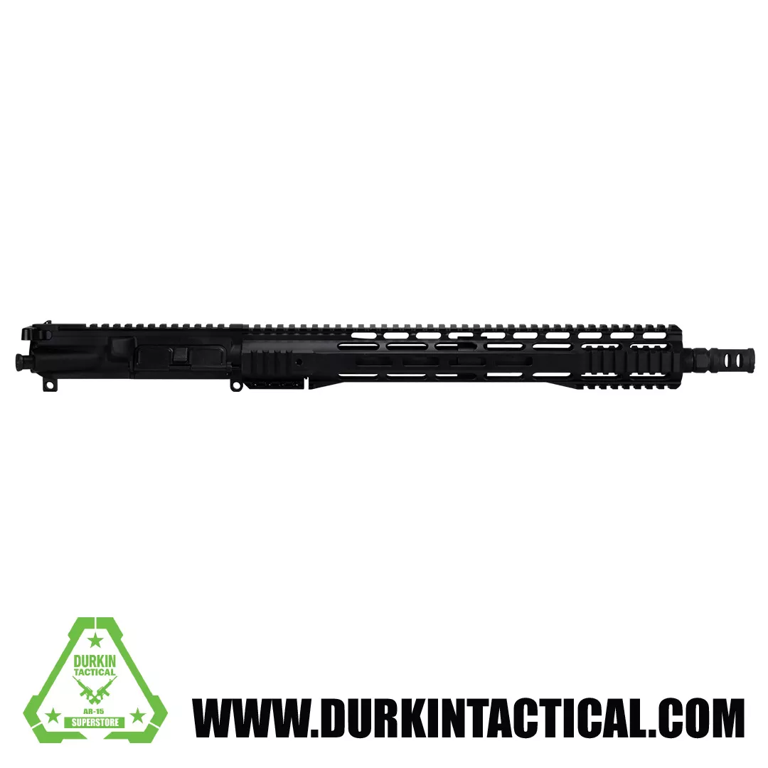 16″ .450 Bushmaster | Parkerized Heavy Barrel | 1:24 Twist | Carbine Gas System | 15″ Quad Rail MLOK Handguard