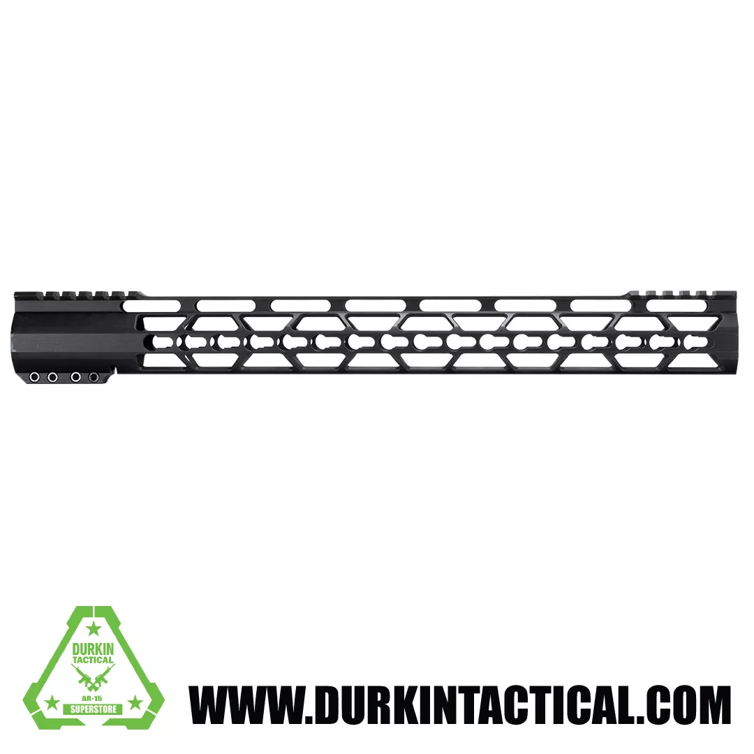 17″ AR15 Slim Free Float Keymod Handguard (Clamp On)