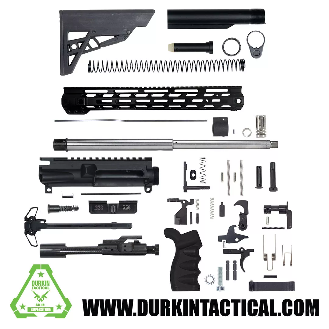 18″ 5.56/.223 Stainless Steel Premium AR-15 Rifle Build Kit