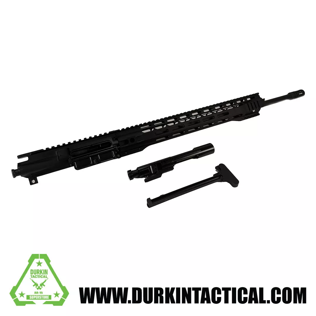 20″ .223/5.56 Lightweight Pencil Barrel Complete Upper with a 15″ Handguard