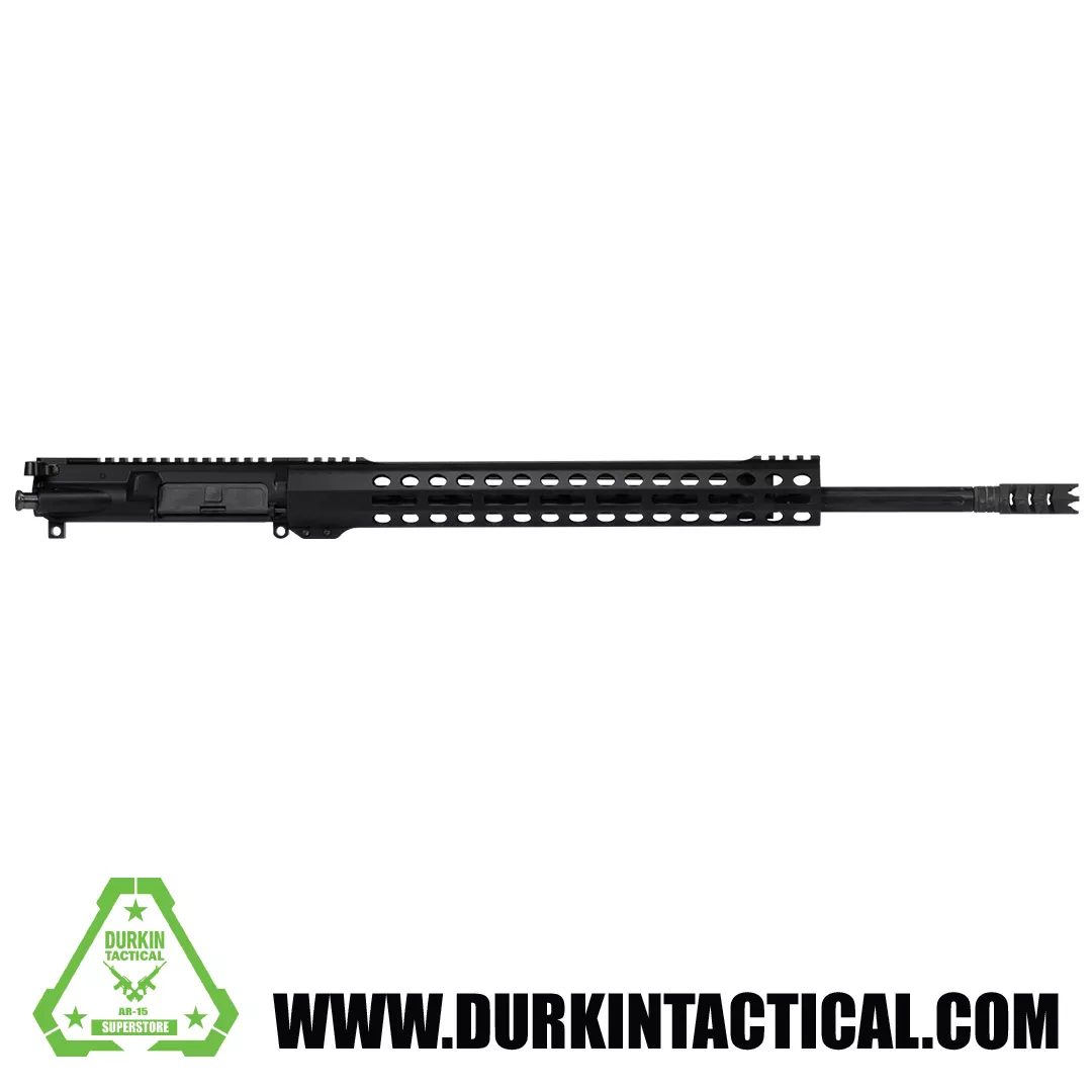 20″ .223/5.56 Straight Fluted Black Nitride Barrel/Rifle Gas System W/15″ Handguard