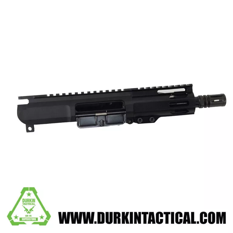 5″ 7.62×39 Assembled Upper with a Billet Upper Receiver and a 4″ Black MLOK Handguard (No BCG/ No CHH)