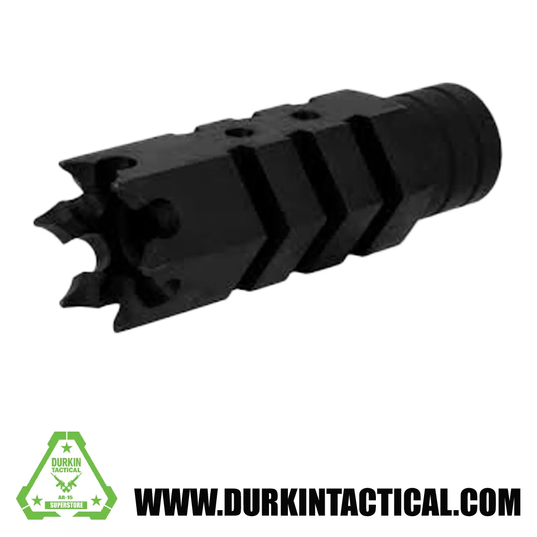 5/8″x24 Shark Muzzle Brake w/ Crush Washer | Black