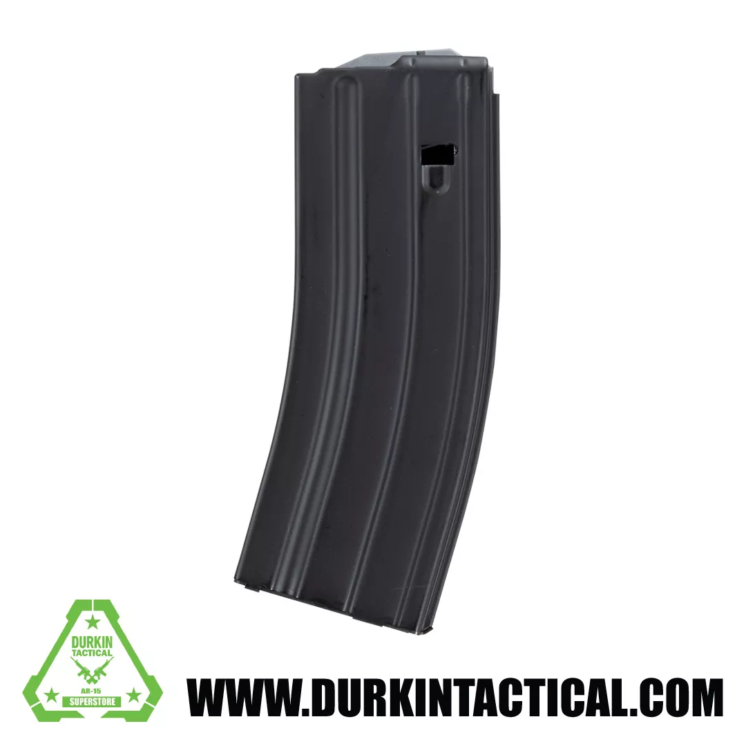 6.8 SPC AR-15 Mag 25 Round Stainless Steel Black