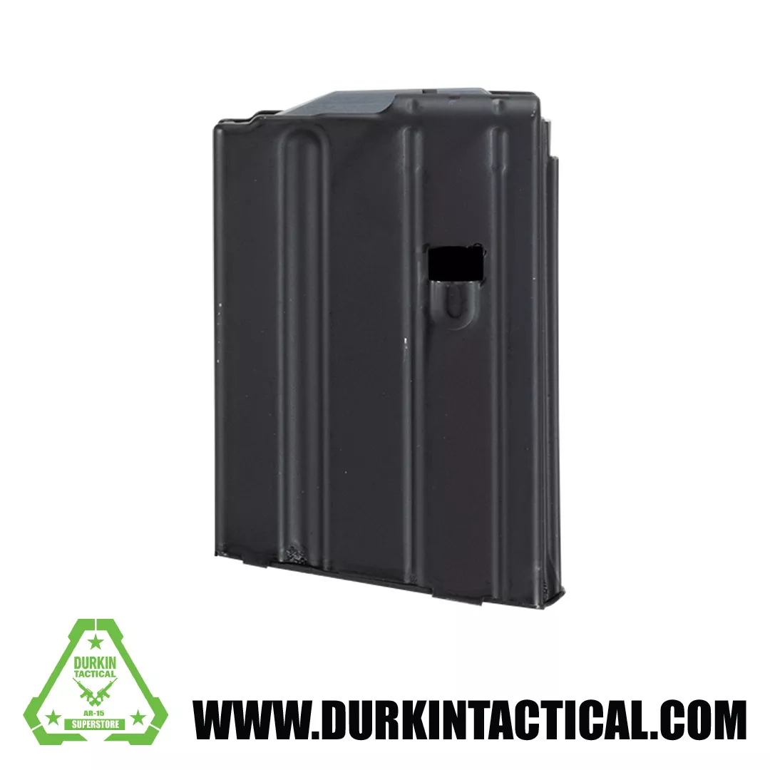 6.8 SPC AR-15 Magazine 5 Round Stainless Steel Black