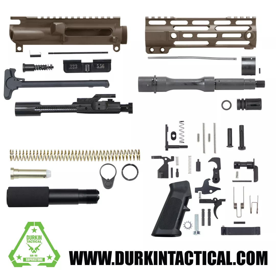 7″ 5.56/.223 Bronze Cerakote Build Kit