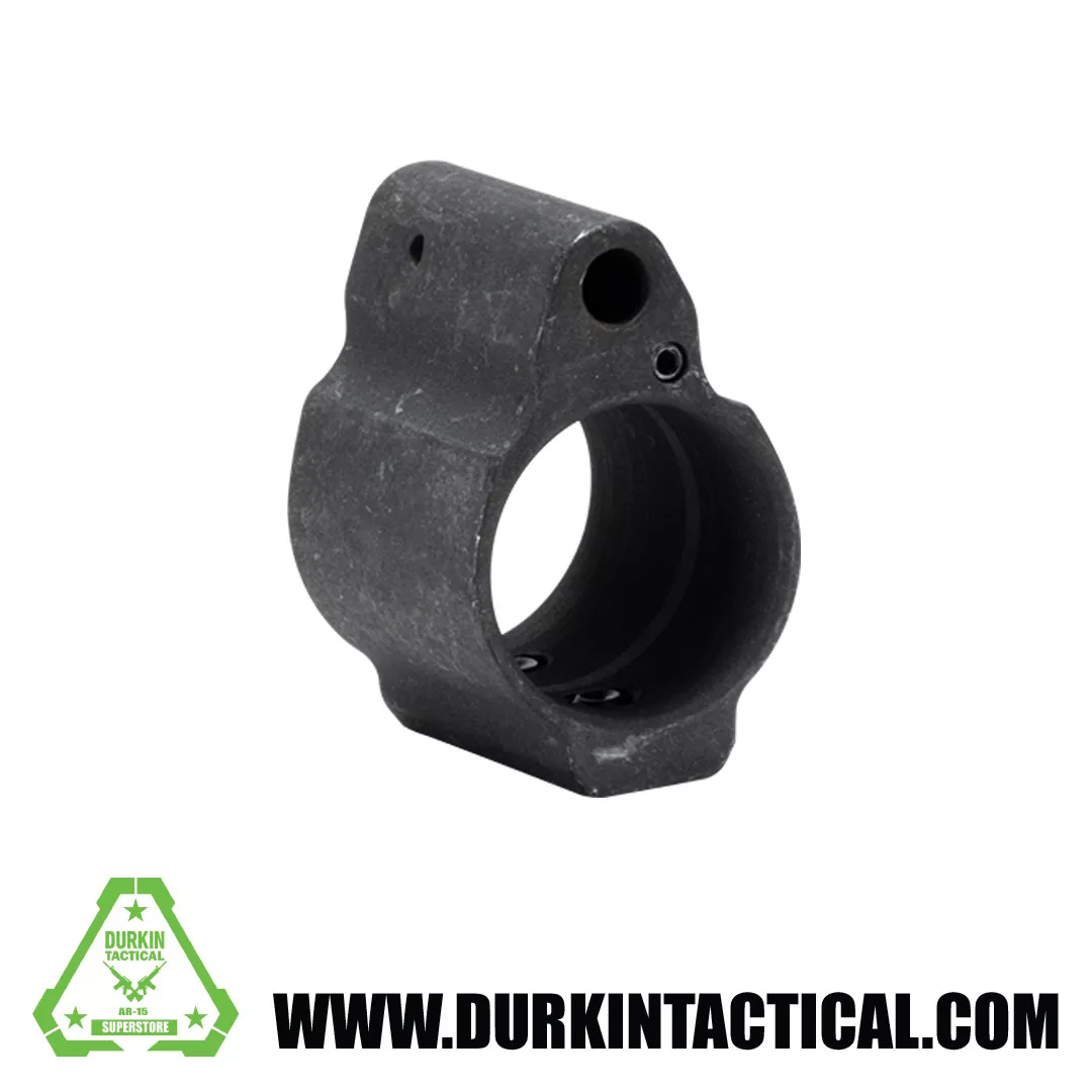 .750 AR-15 ADJUSTABLE STEEL LOW PROFILE GAS BLOCK – BLACK
