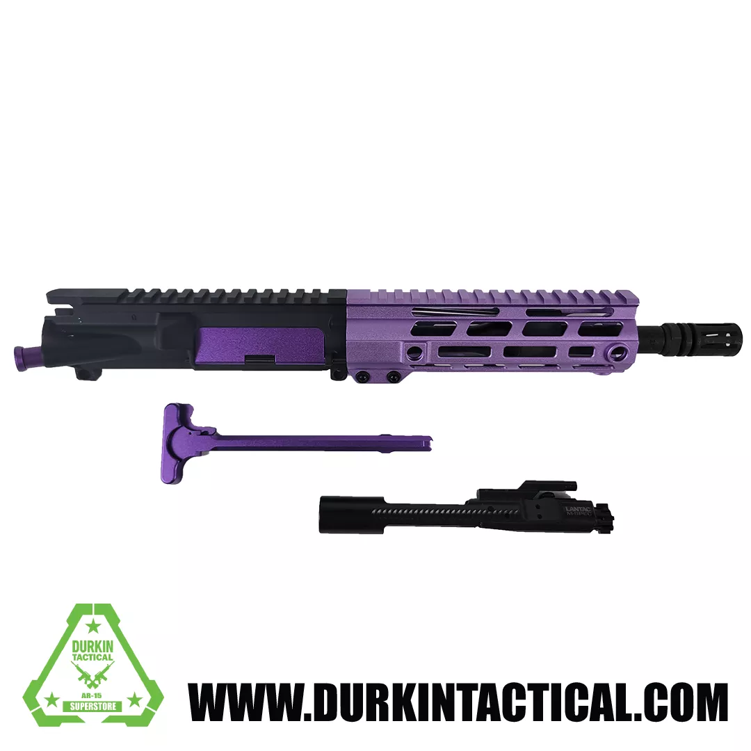 8.5″ 5.56/.223 | Parkerized Barrel | 7″ Purple M-Lok Handguard Purple Charging Handle