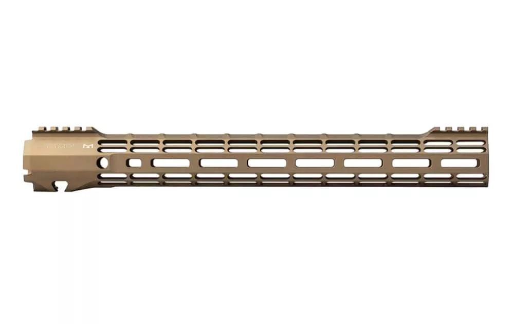 Aero Precision AR15 15" ATLAS S-ONE M-LOK Handguard - Burnt Bronze Cerakote
