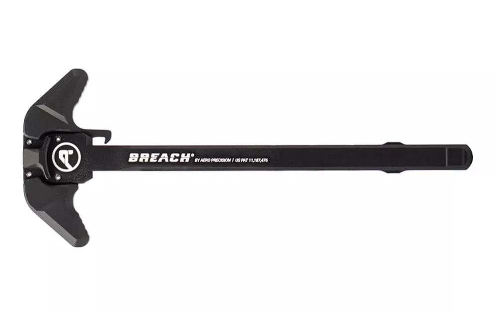 Aero Precision AR15 BREACH Ambi Charging Handle, Small Lever | Black