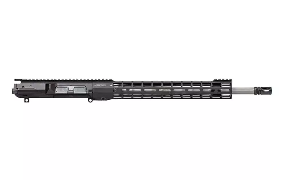 Aero Precision M5 Complete Upper, 18" .308 SS Fluted Barrel, 15" ATLAS S-ONE MLOK HG | Black Anodized