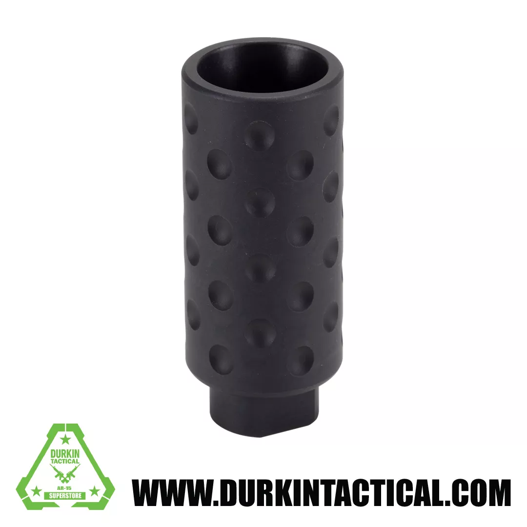 AR-10 | Dimpled Flash Can | 5/8 x 24 | Black. .308/.300/7.62