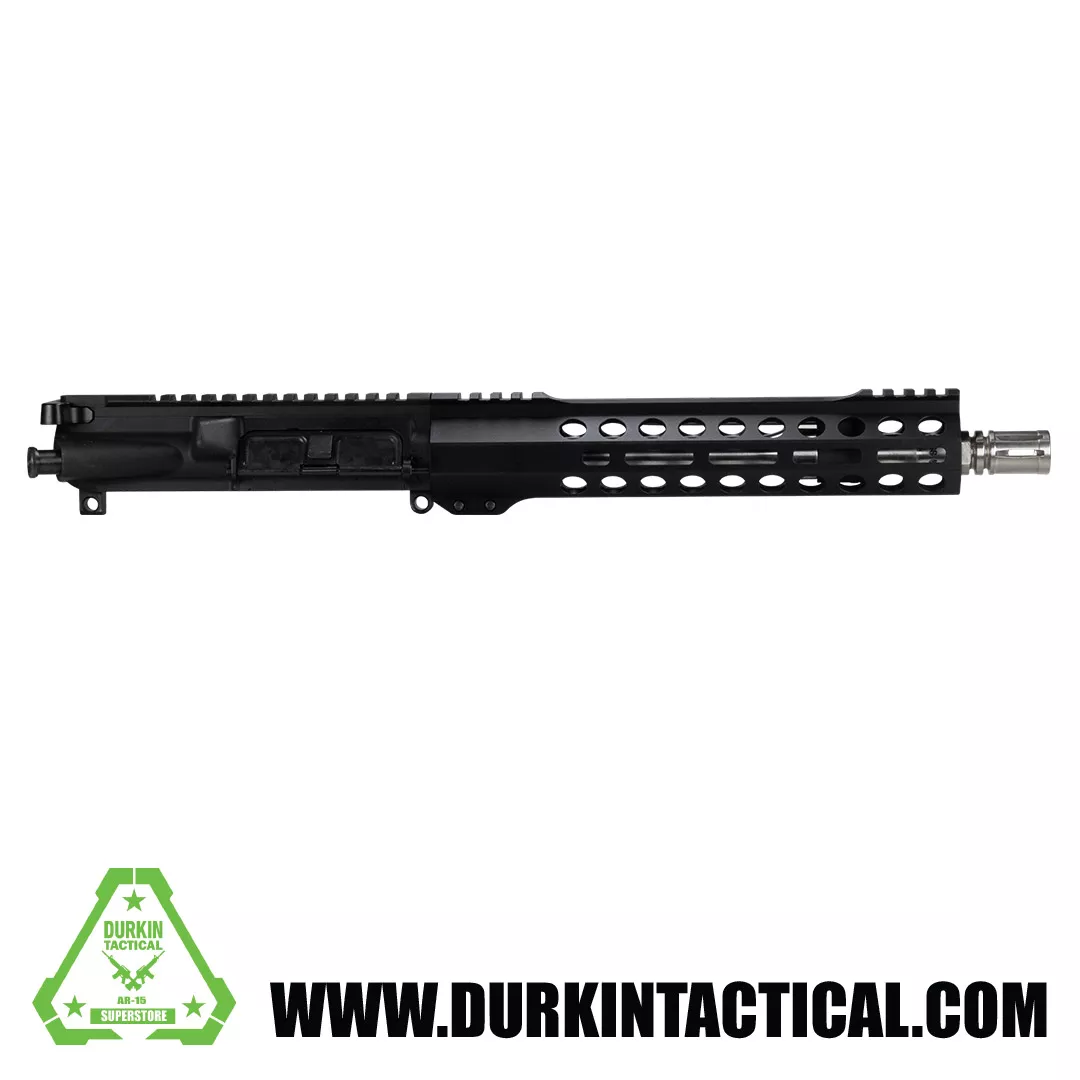 AR-15 Complete Upper Assembly | 10.5″ .223/5.56 Stainless Steel Barrel | 1:7 Twist | Carbine Length Gas System | 10″ Handguard | Forged Upper Receiver