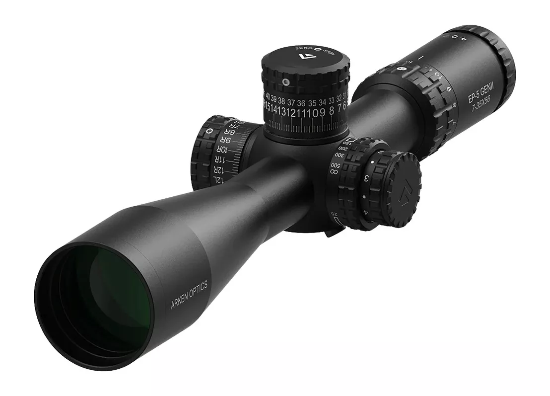 Arken EP5GII-7350VPR 7-35X FFP MOA Gun Scope
