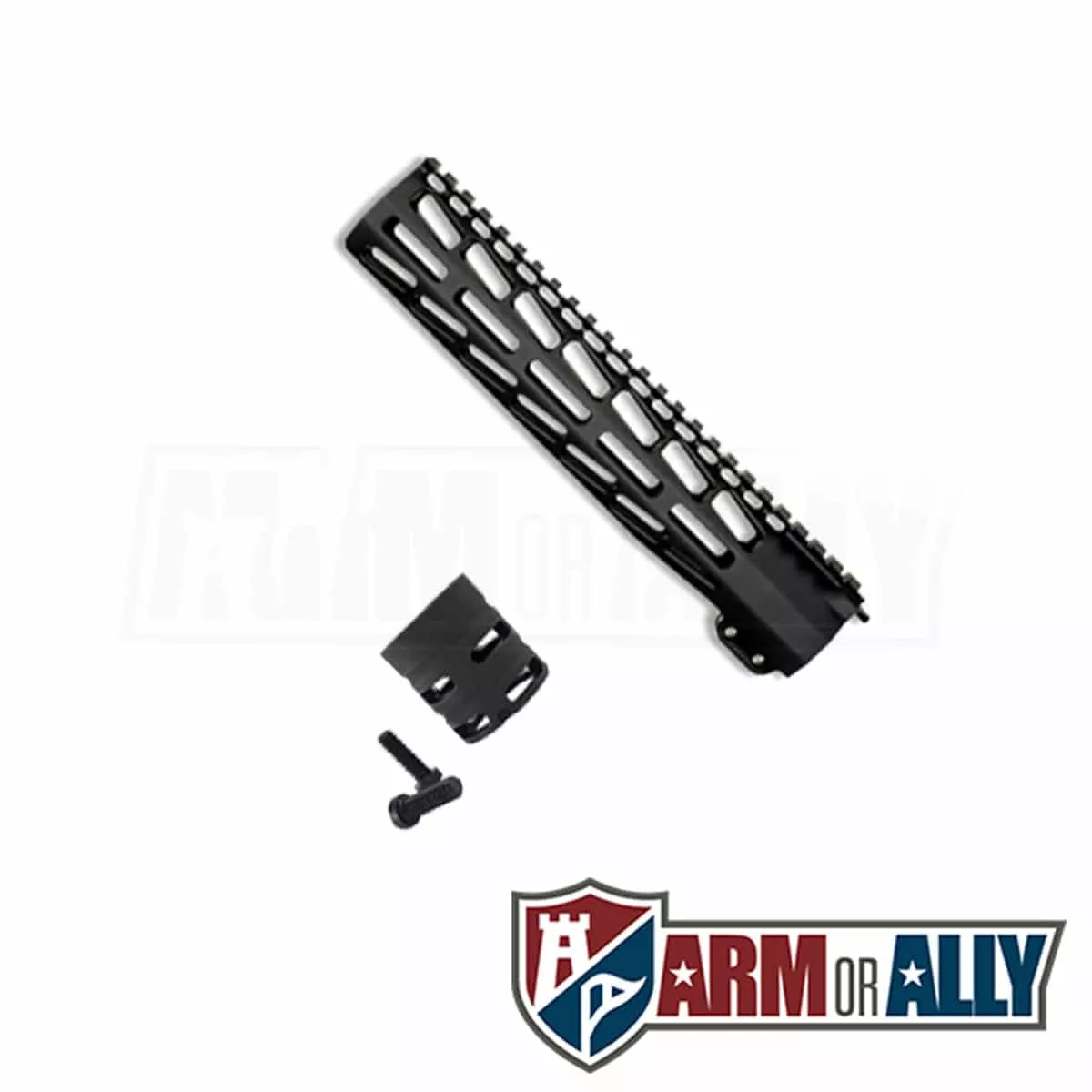 Arm Or Ally AR-15 10" M-LOK Handguard | Black Anodized