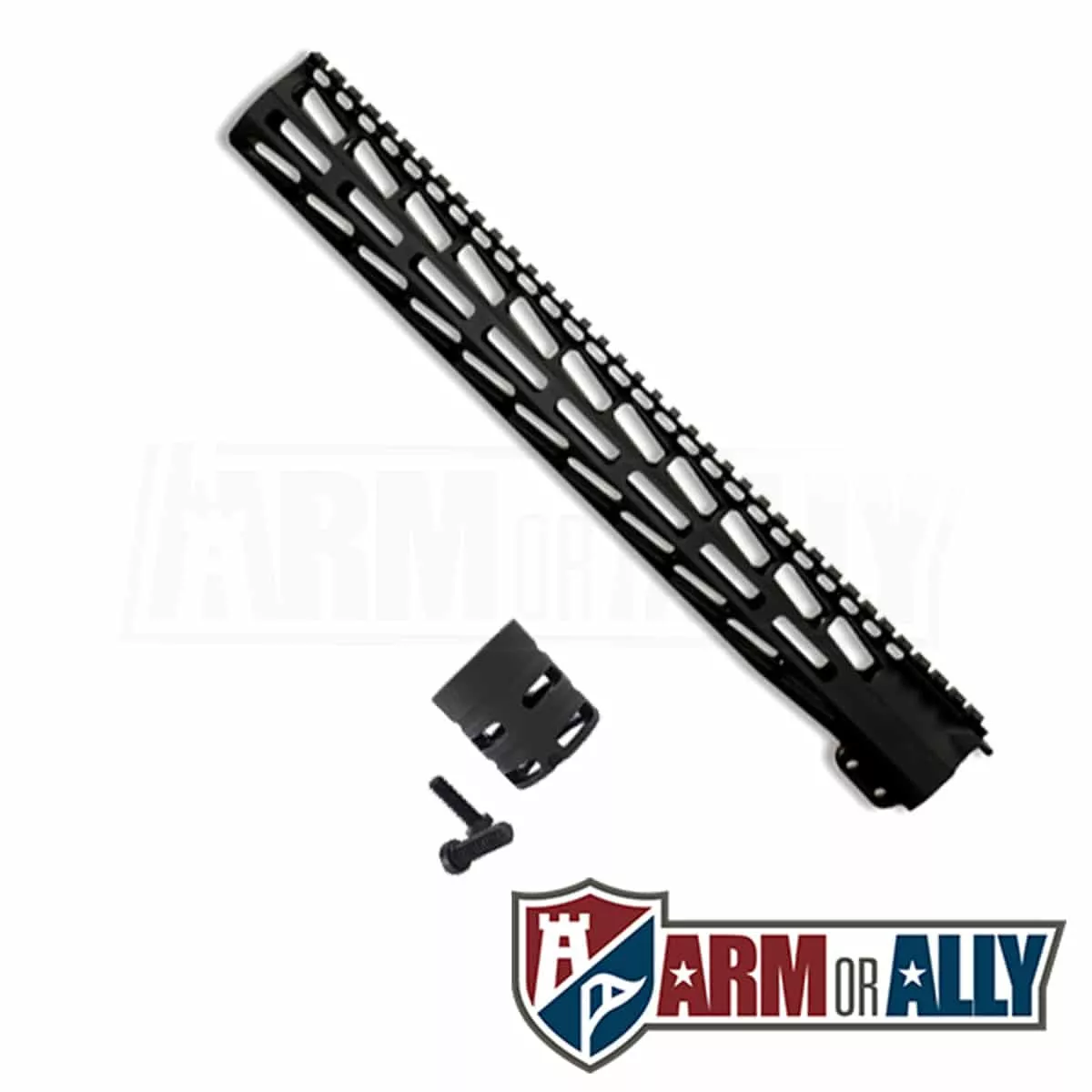 Arm Or Ally AR-15 15" M-LOK Handguard | Black Anodized