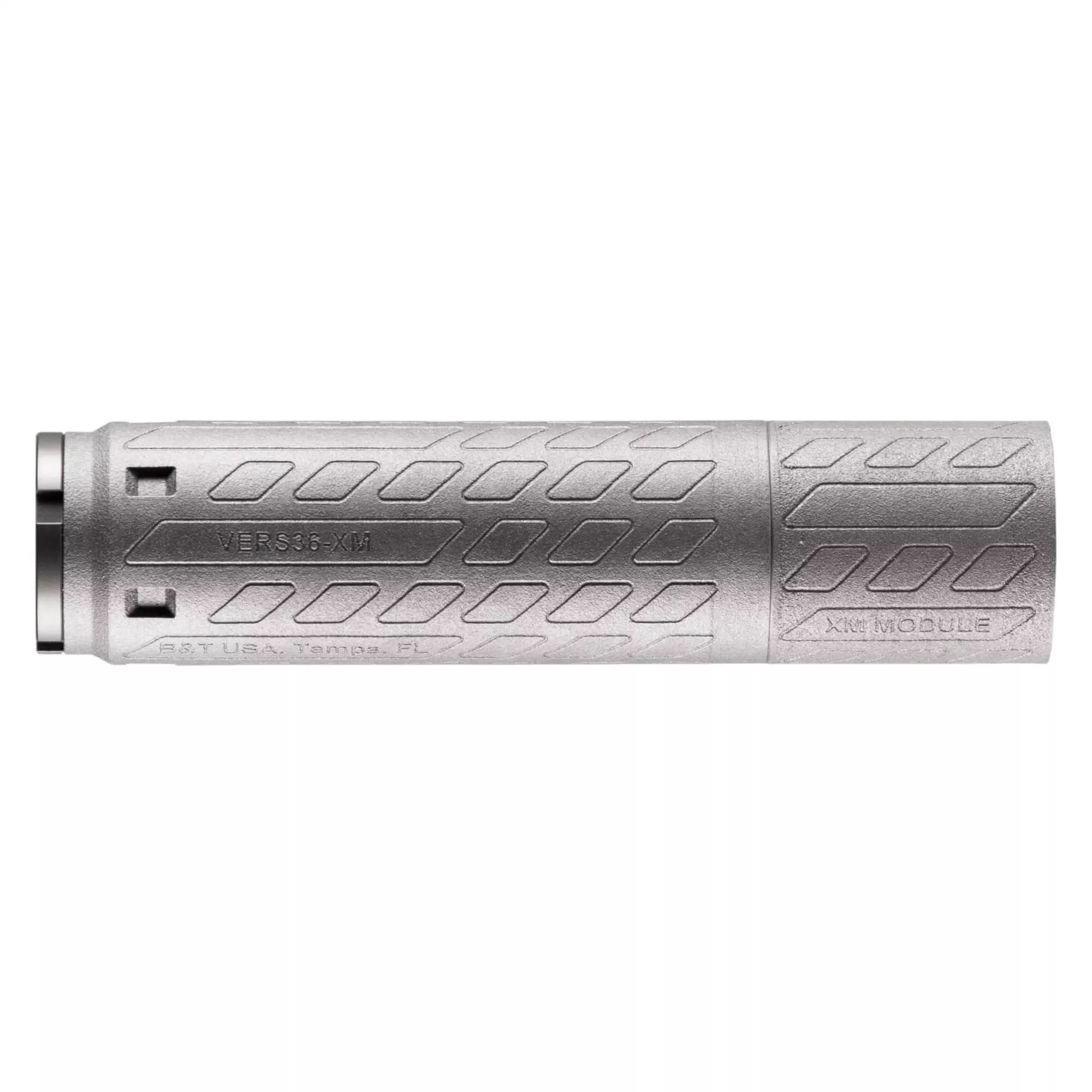 B&T USA, VERS36 Ti, Suppressor, 36 Caliber, Hub Compatible, Titanium, Gray (SD-VERS36)