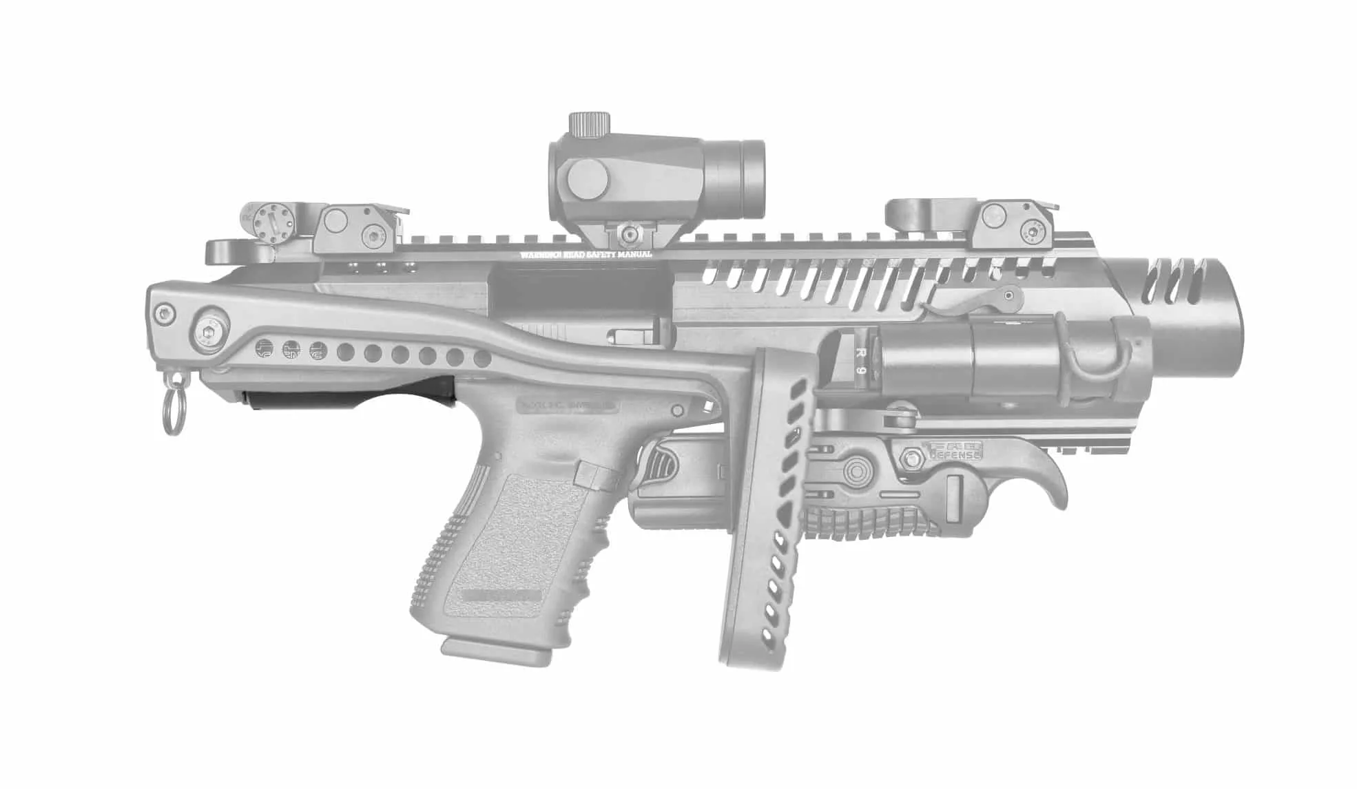 Backplate 21 G2 FAB Defense K.P.O.S G2 17/19 compatibility conversion to K.P.O.S G2 21