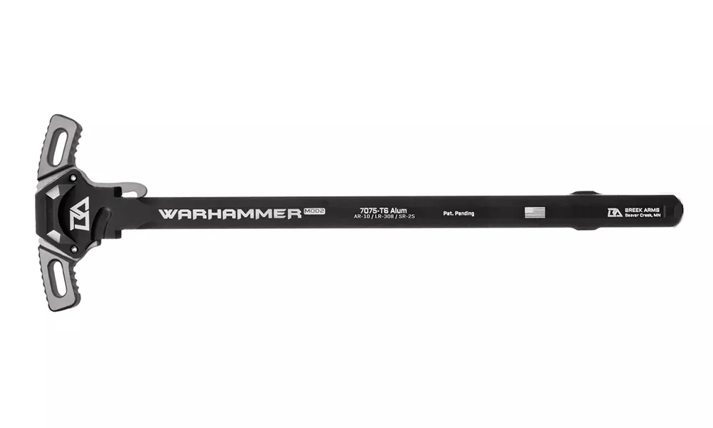 Breek Arms AR10 WARHAMMER Micro Mod2 Charging Handle | Grey