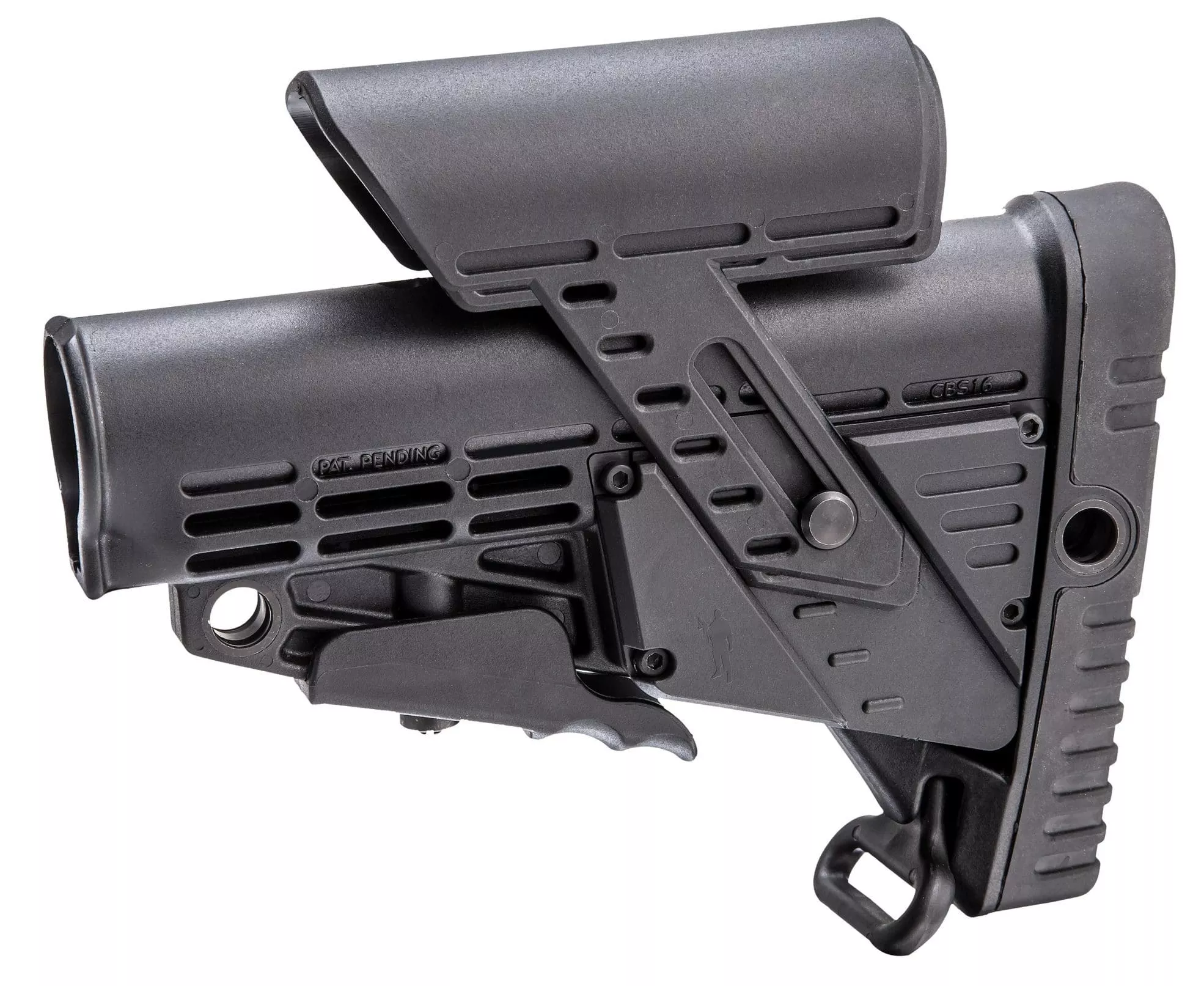 CBSCP CAA Tactical Collapsible Buttstock with Integrated Adjustable Cheek Piece