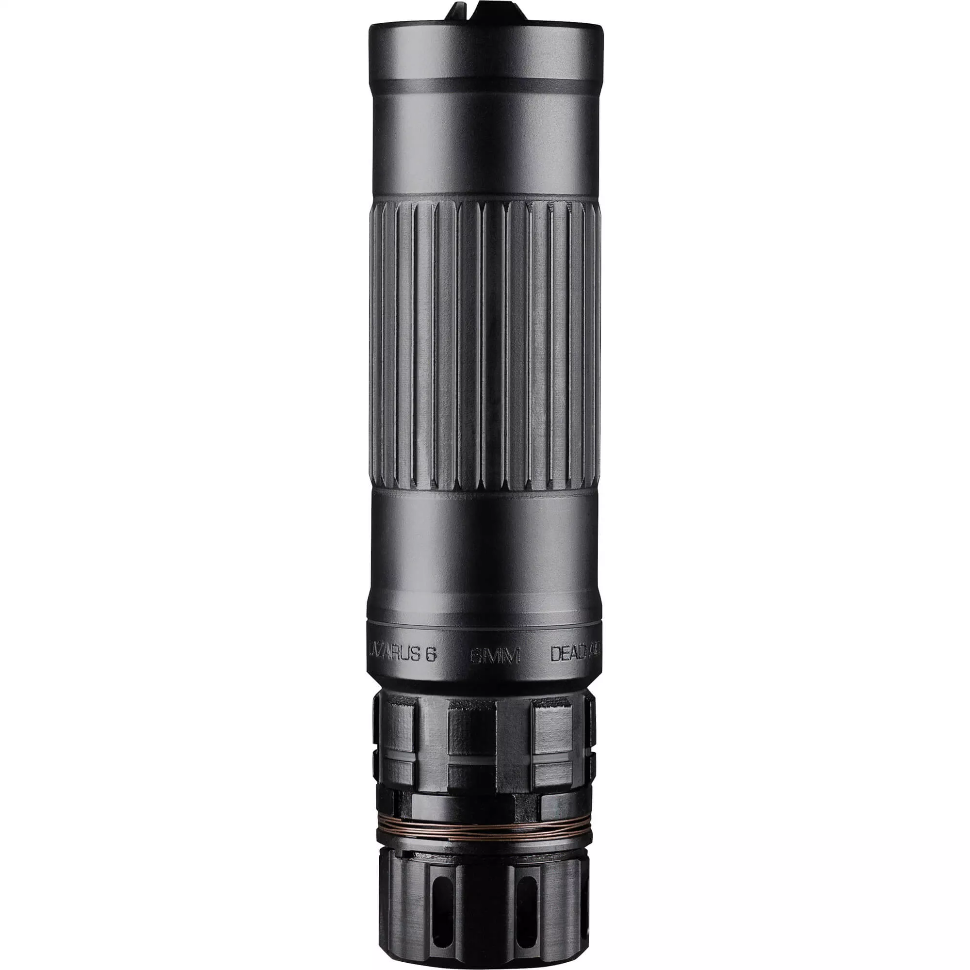 Dead Air, Lazarus 6, 6mm Silencer w/ Keymo, Black (LZ6KMBLK)