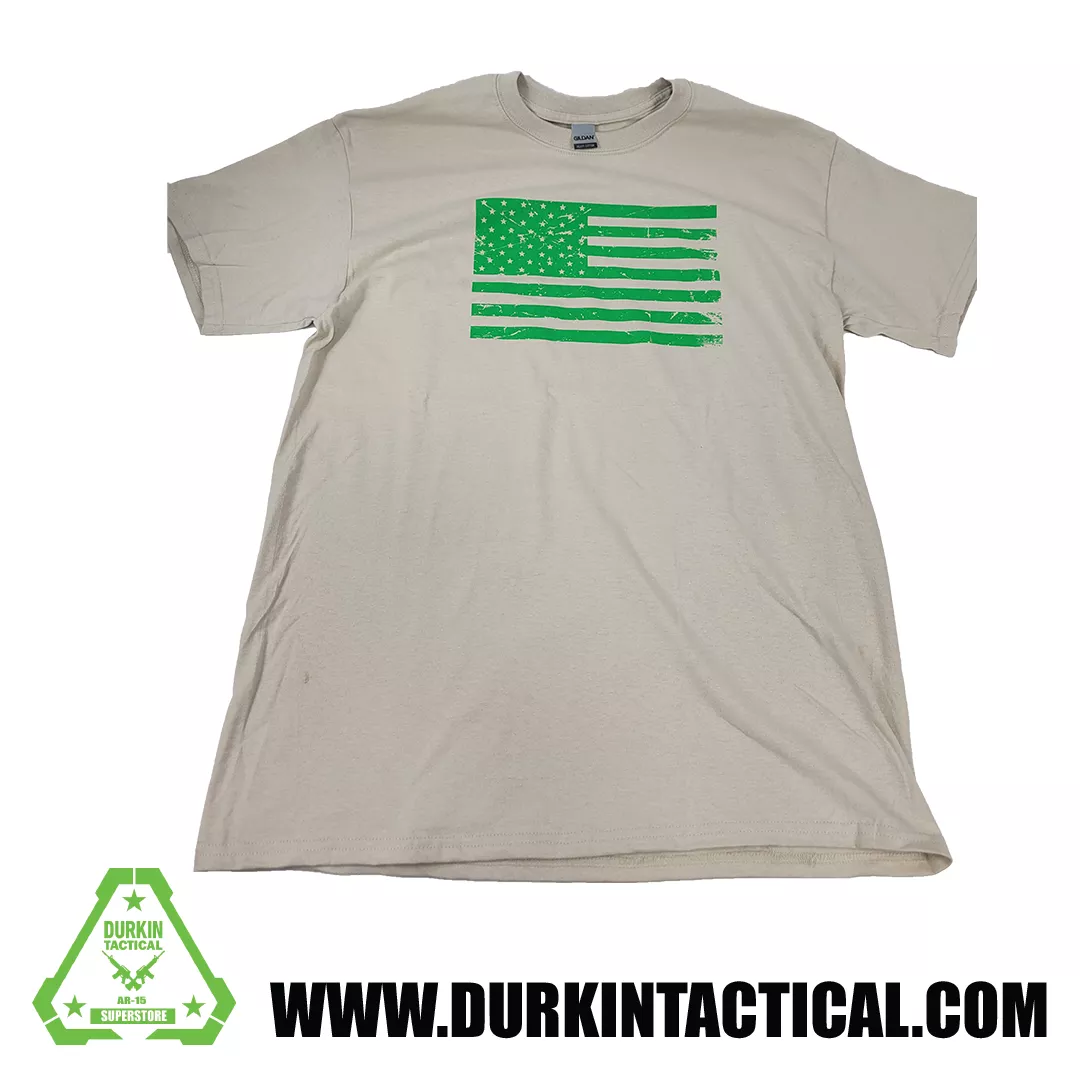 Durkin Tactical Flag Sand Tee Shirt | Large