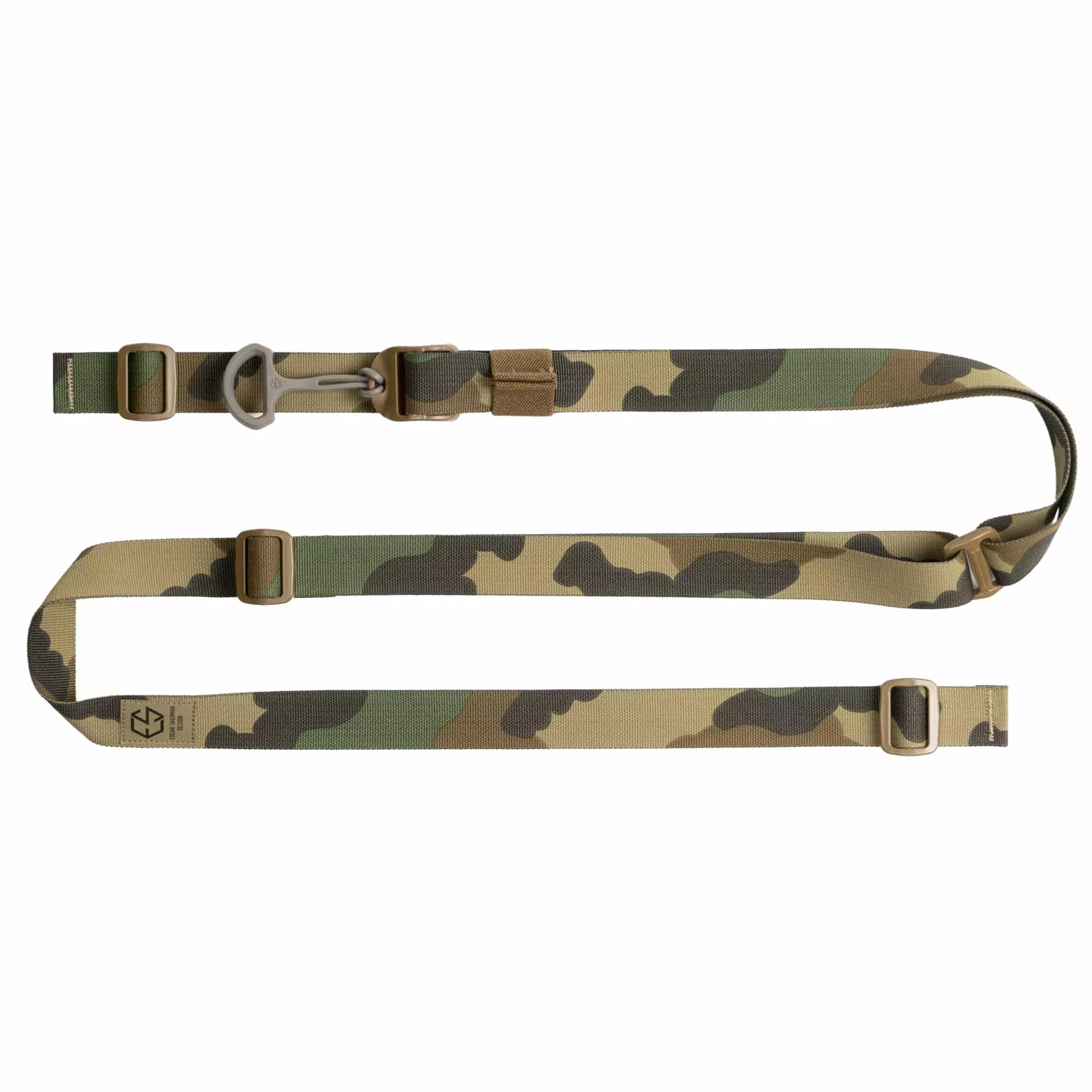 Edgar Sherman Design, ESD Sling, Combat Sling, 1″ Woodland (ESD-SL-M81)