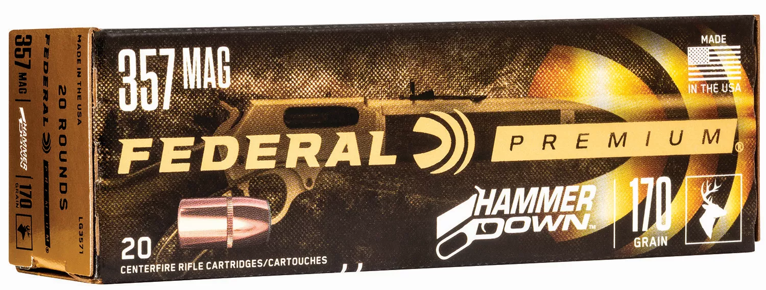 Federal HammerDown .357 Magnum 170gr Bonded Ammo