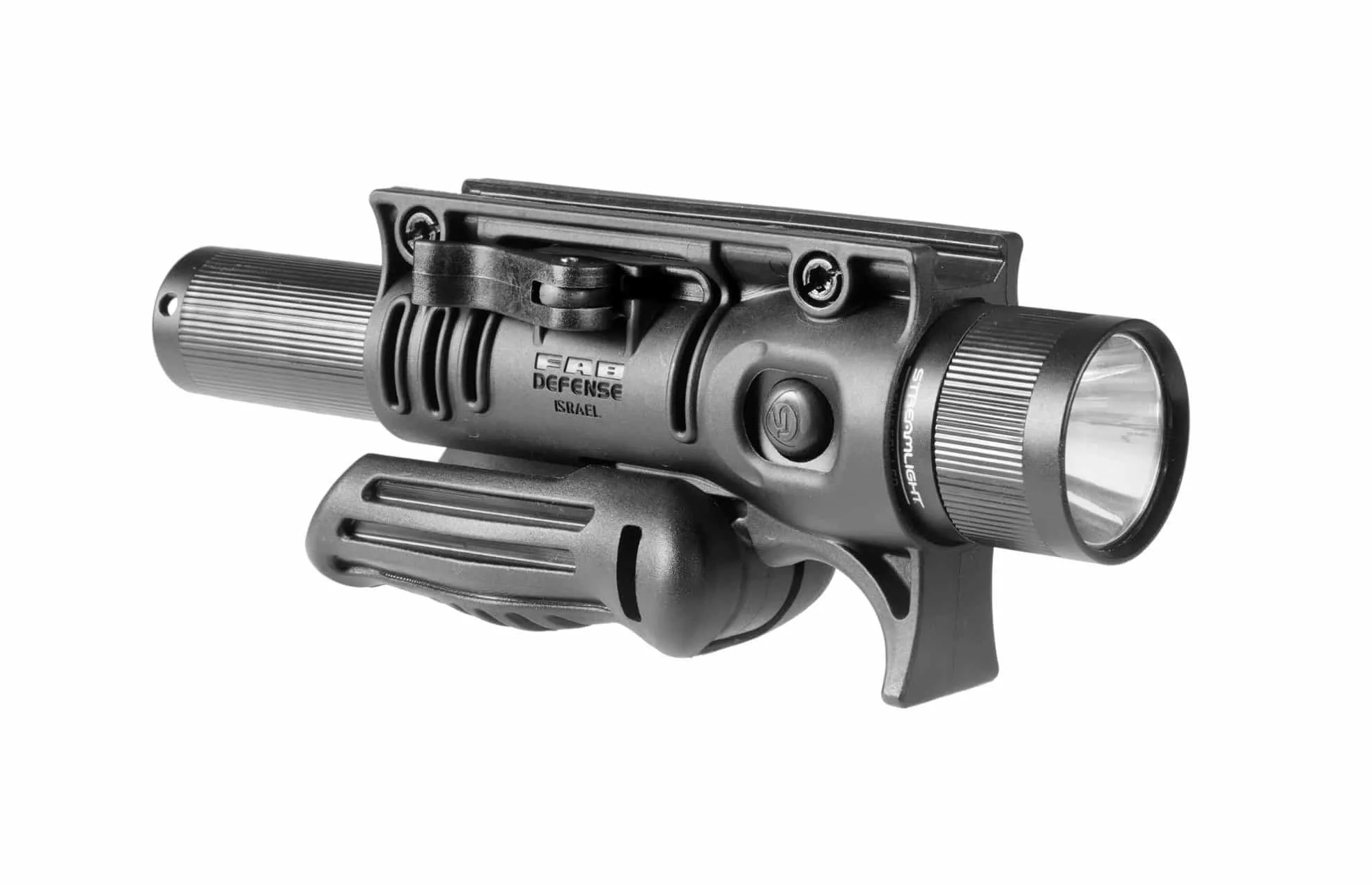 FFA-Fab Defense Folding Foregrip & Stinger Led Flash Mount