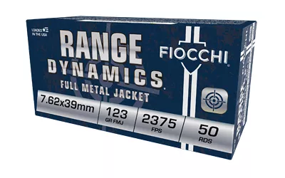 Fiocchi 7.62x39mm FMJ 123gr Rifle Ammo – 50 Rounds