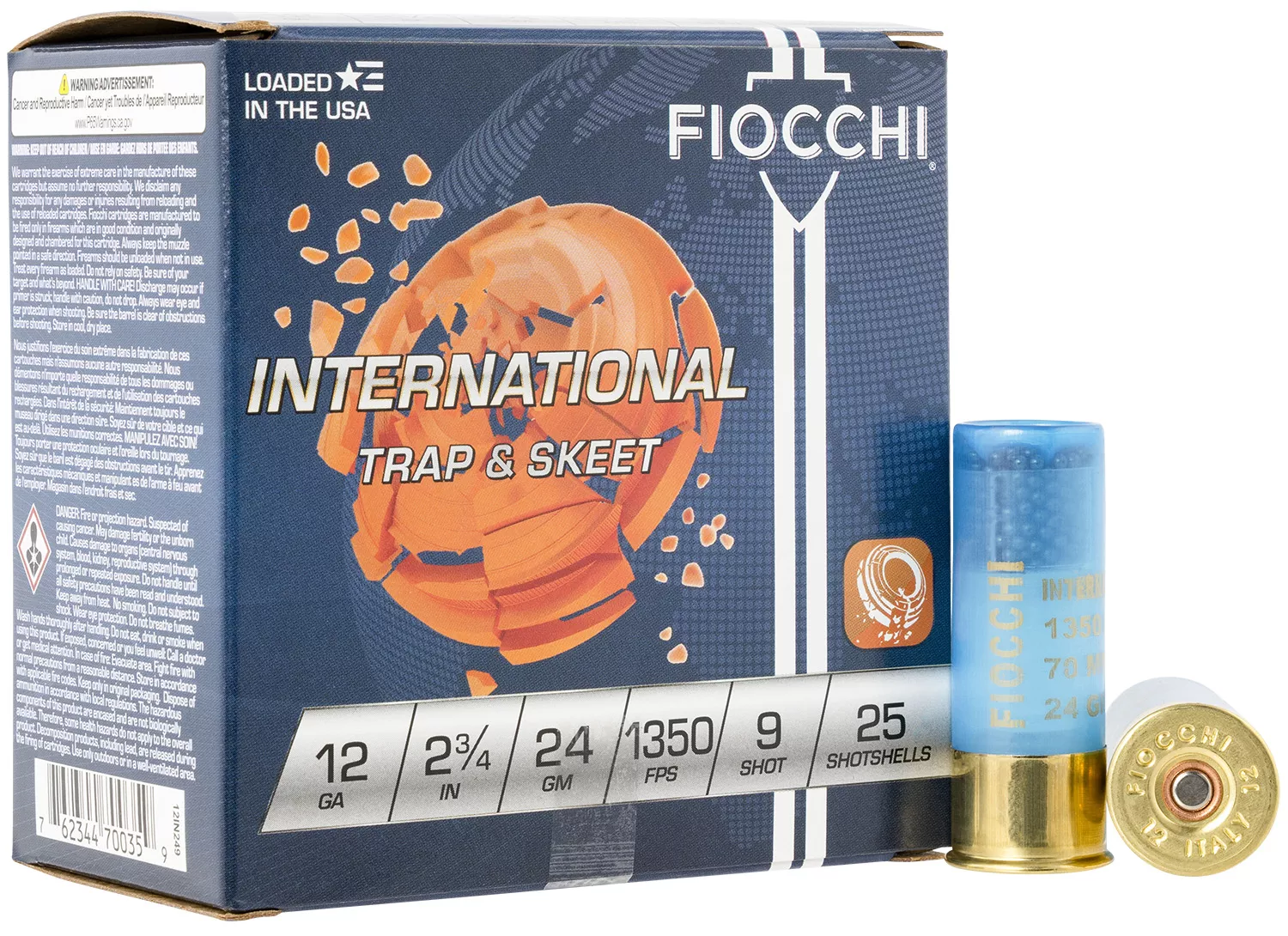 Fiocchi Exacta Target 12 Gauge 9 Shot Shells