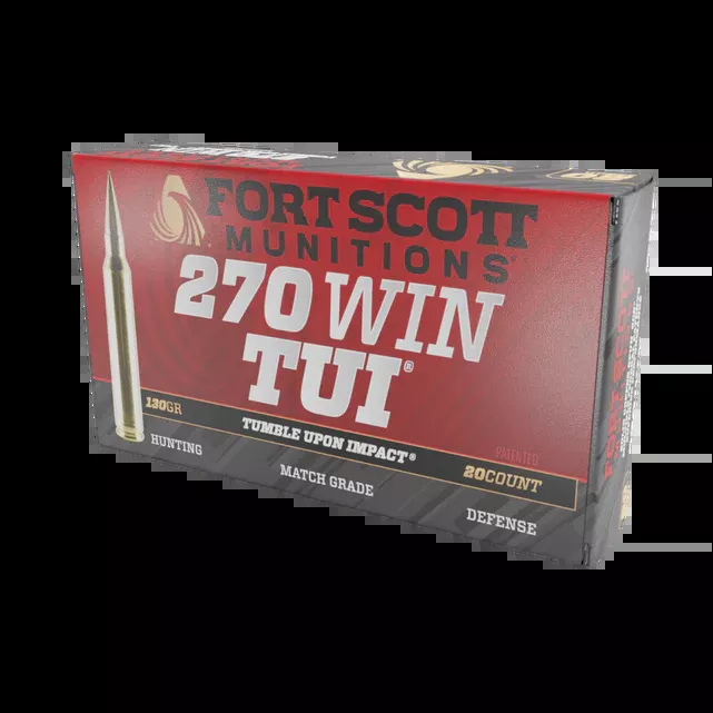 FSM, 270 Win TUI,130GR Solid Copper Ammo (270-130-SCV2)