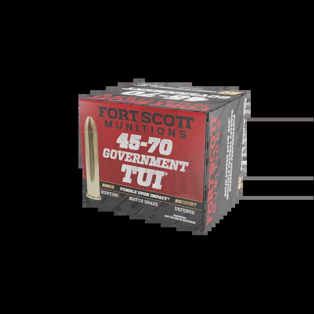 FSM, 45-70 Government SCS TUI, 300Gr Solid Copper Ammo (4570-300-SCV1)