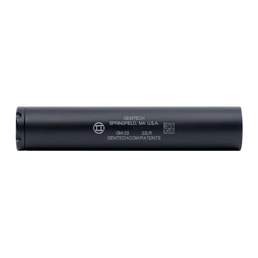 Gemtech, GM-22, 22LR Silencer, Black (12127)