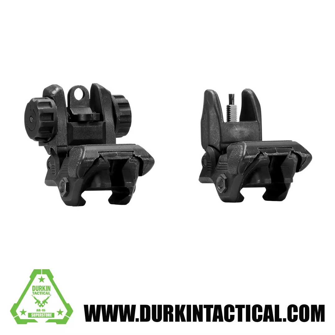 Gen2 Black Tactical Smart Polymer Front/Rear Combo Set – Picatinny/Weaver