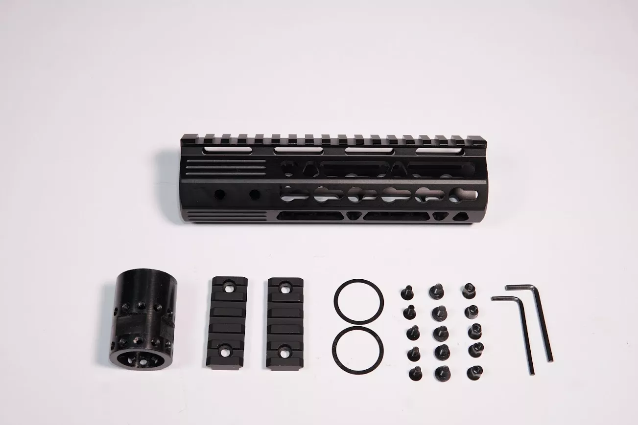 HD Series 7″ trapazoid cut KEYMOD handguard
