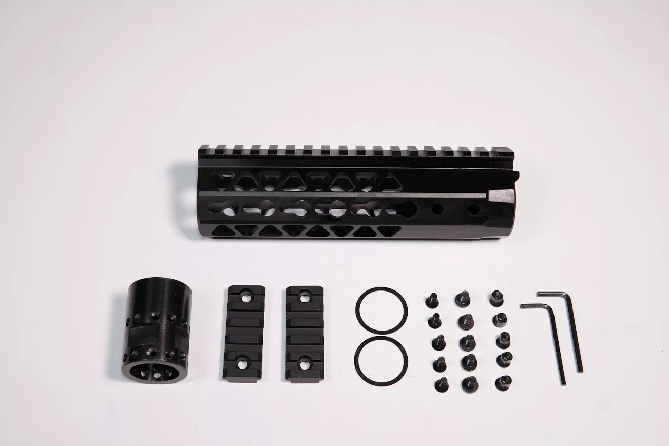 HD Series 7″ triangle cut KEYMOD handguard