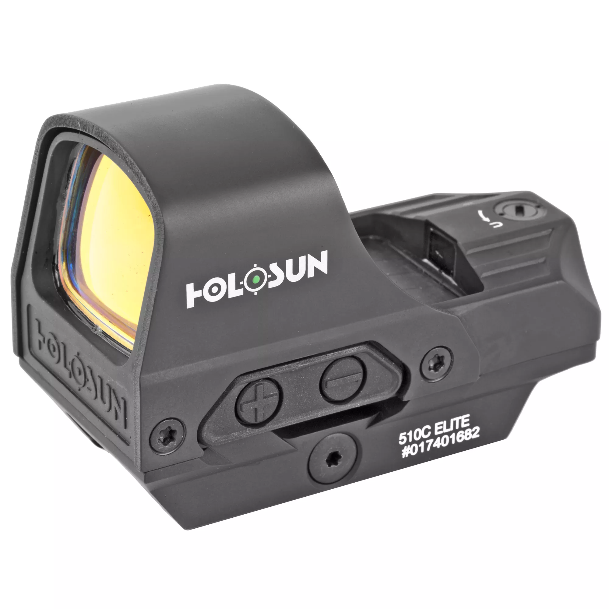 Holosun 510C Open Reflex Sight, Multi Reticle, Black, Green Dot (HE510C-GR)