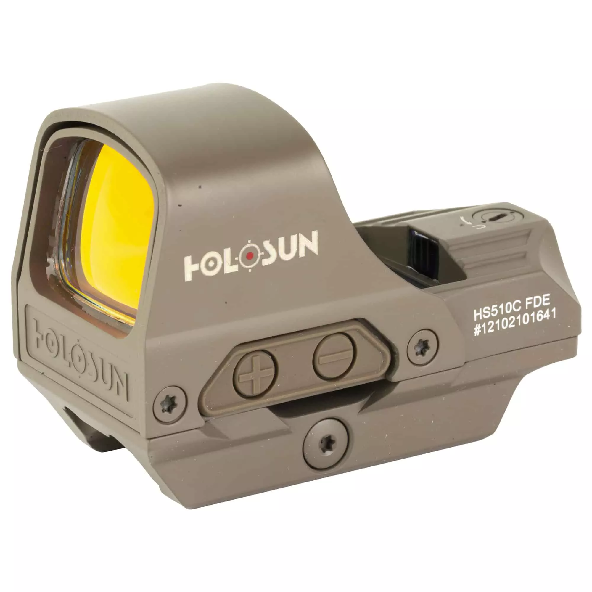 Holosun 510C, Open Reflex Sight, Multi Reticle, FDE, Red Dot (HS510C-FDE-RD)