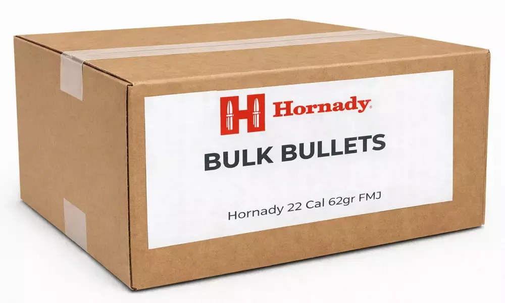 Hornady 22 Cal 62gr FMJ (Bulk / OEM)