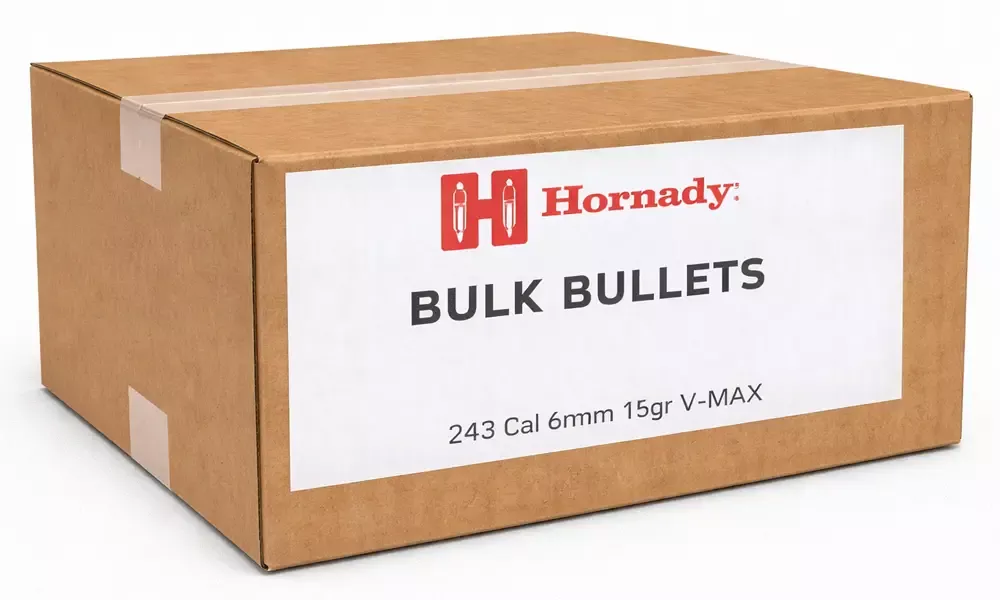 Hornady 243 Cal 6mm 75gr V-MAX (Bulk / OEM)