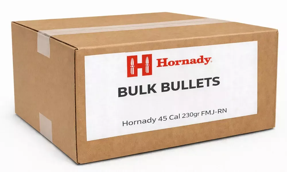 Hornady 45 Cal 230gr FMJ-RN (Bulk / OEM)