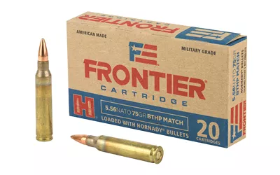 Hornady Frontier 5.56 NATO 75gr BTHP Match Ammo