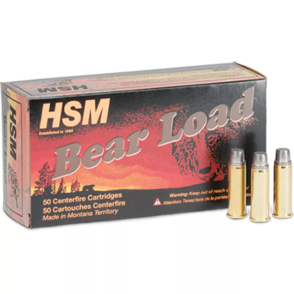 HSM Bear Load 500 S&W Magnum Ammo 330 gr – 20 Rounds