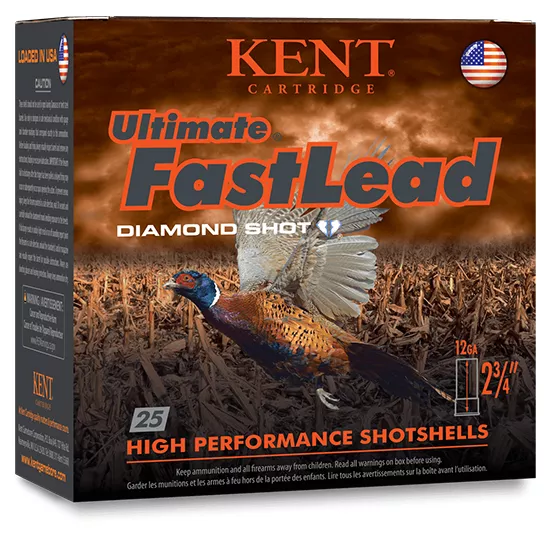 Kent Ultimate FastLead 12 Gauge Shotgun Shells – 25 Rounds
