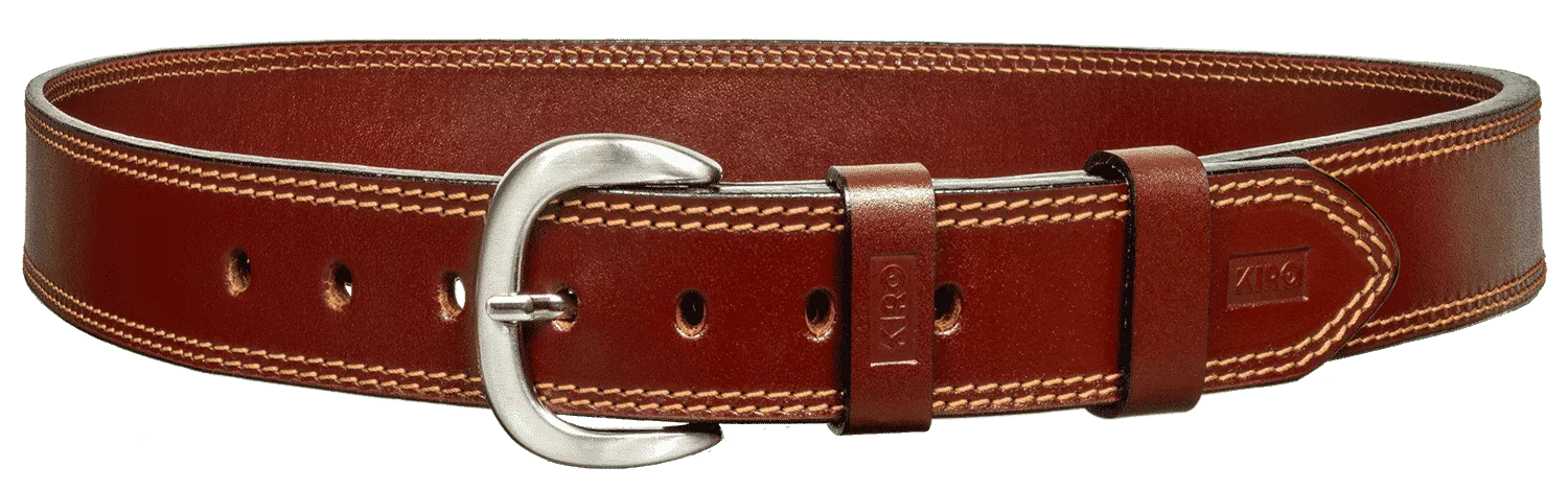 KIRO MOAB Premium Heavy Duty Handmade Leather Belt for Gun Carry